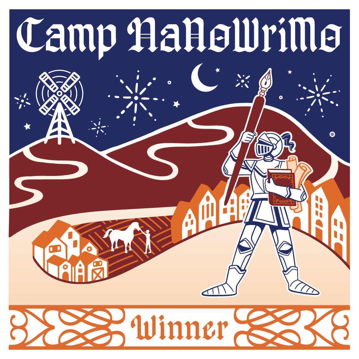 Camp Nano Winner Badge 2022