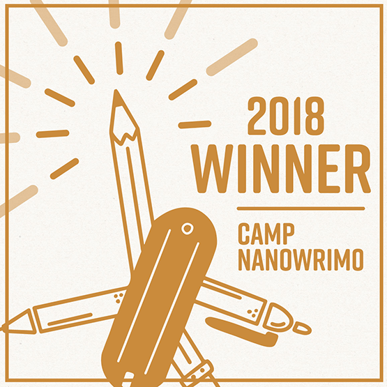 Camp Nano Winner Badge 2018