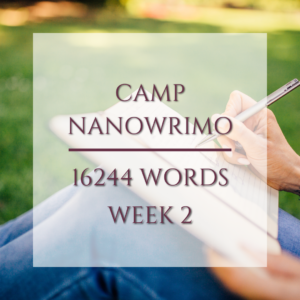 Camp Nano Week 2 Results Image